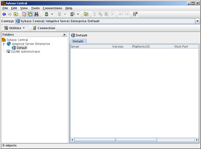 Sybase Central A Interface Gráfica do Sybase Blog Nerv Informática
